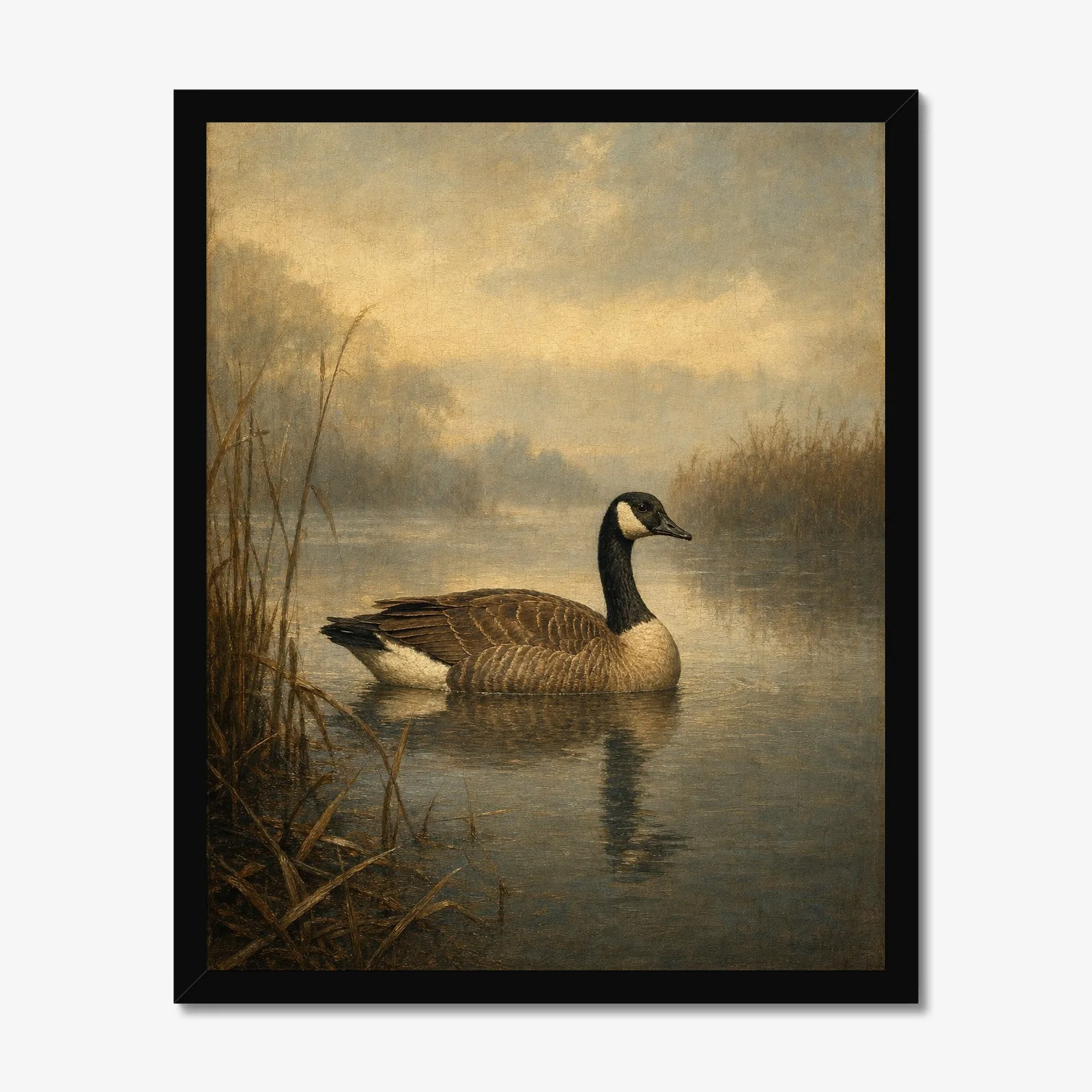 Canada Goose in a black frame