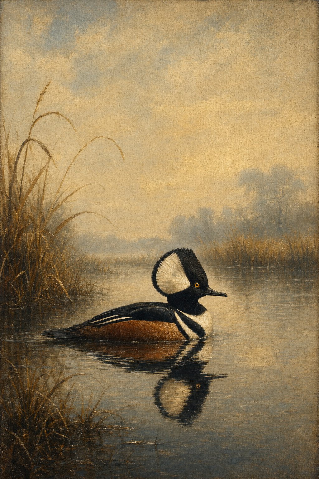 Hooded Merganser Drake