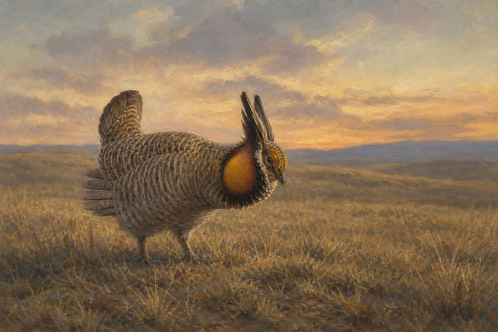 Greater Prairie-Chicken on Lek