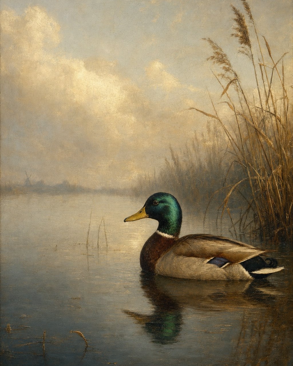 Mallard Drake (Facing Left), the companion print