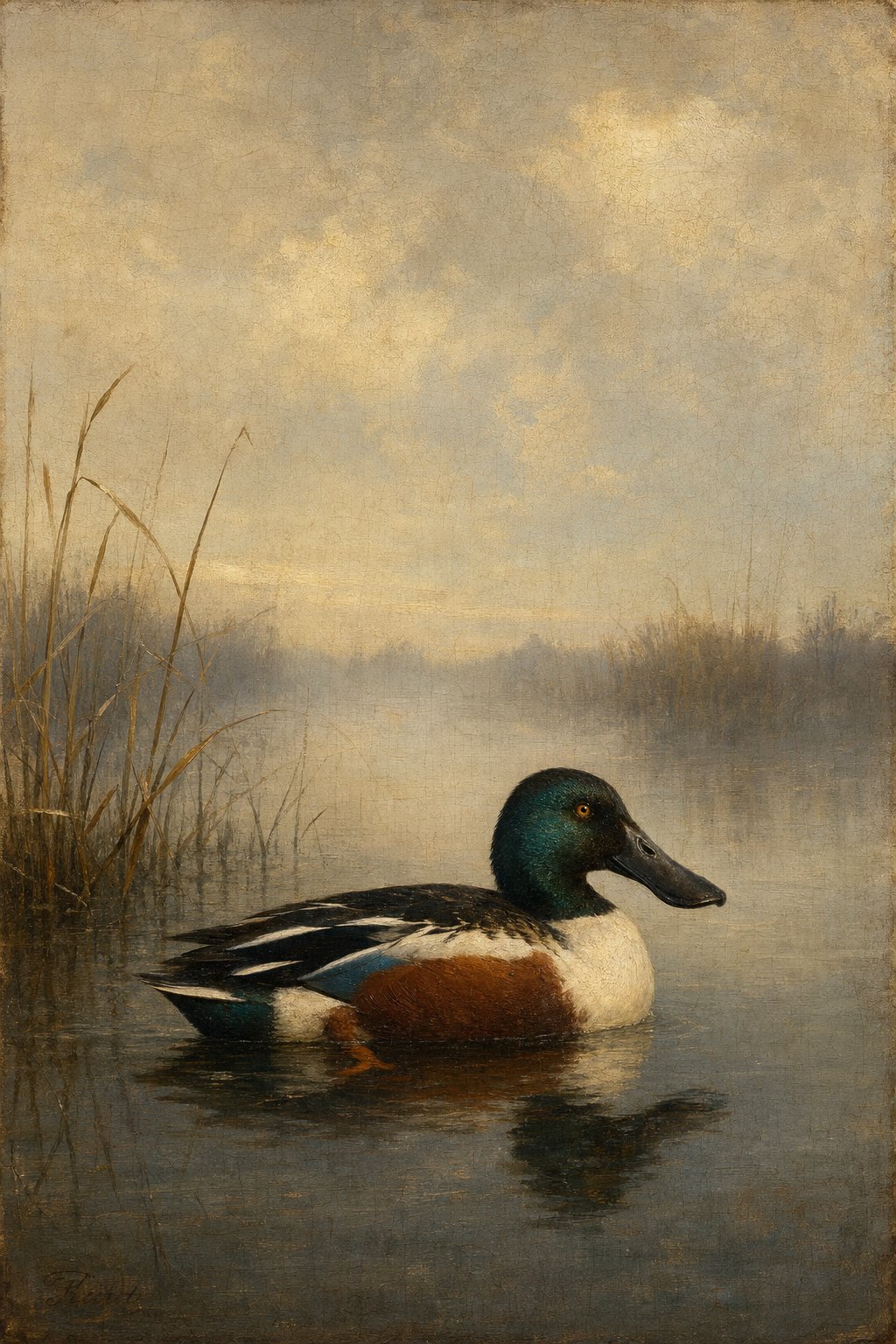 Northern Shoveler Drake