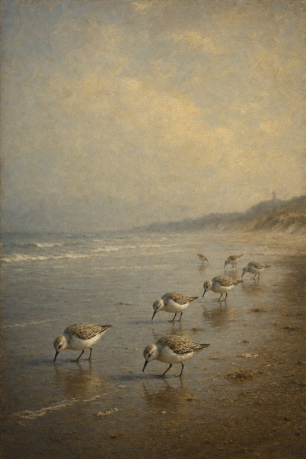 Sanderling Flock