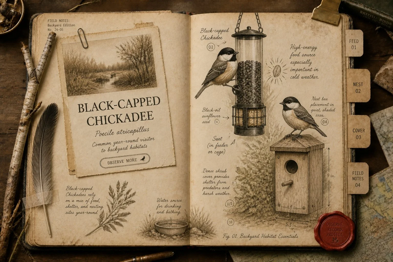 How to Attract Black-Capped Chickadees: Three Years of What Actually Works