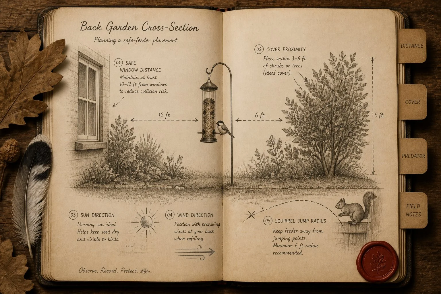 The Best Place to Hang a Bird Feeder: Five Rules That Matter