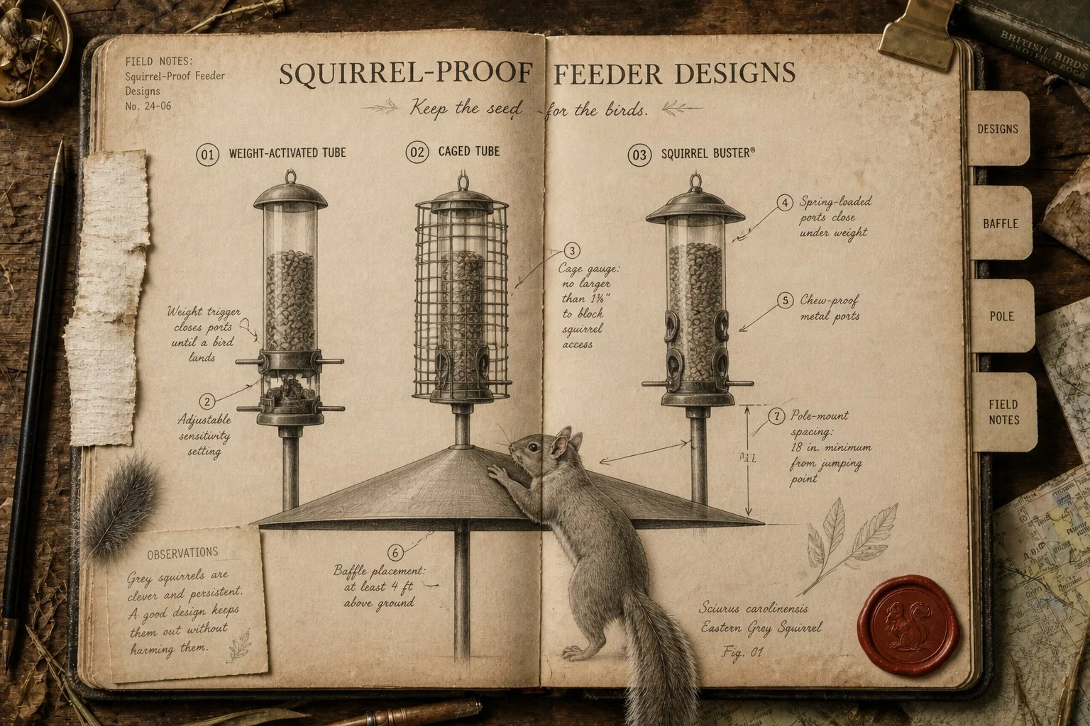 The Best Squirrel-Proof Bird Feeders: Three Designs That Actually Work