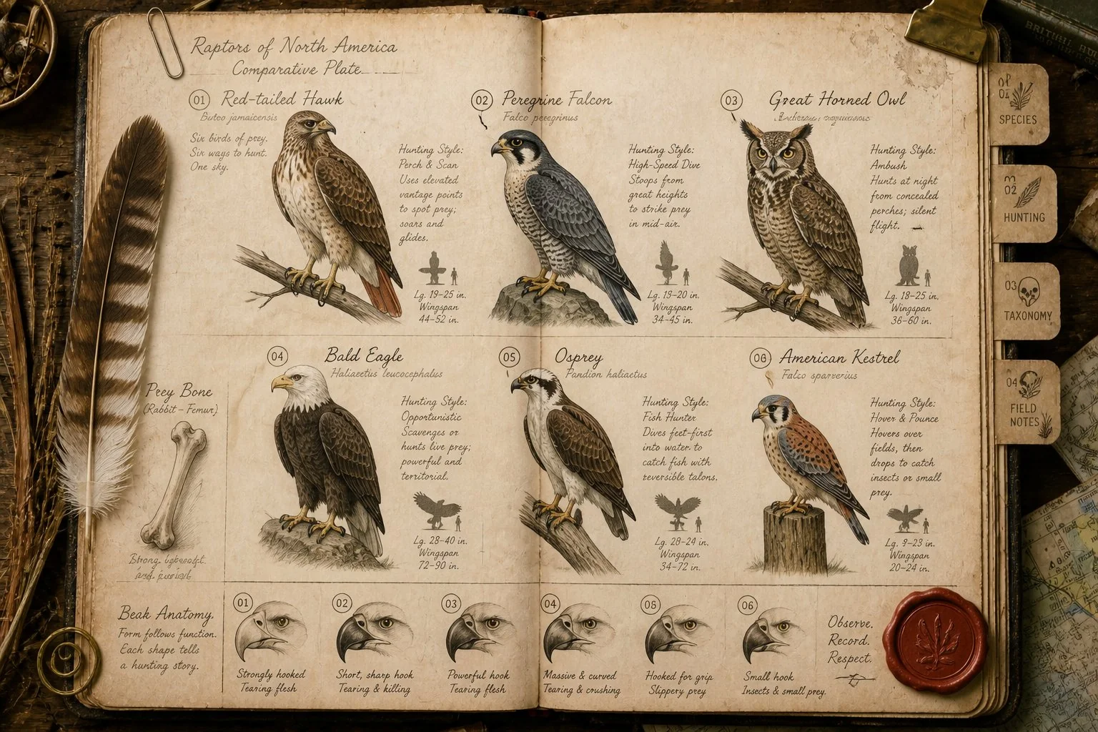 Birds of Prey: A Field Naturalist's Tour of North America's Raptors