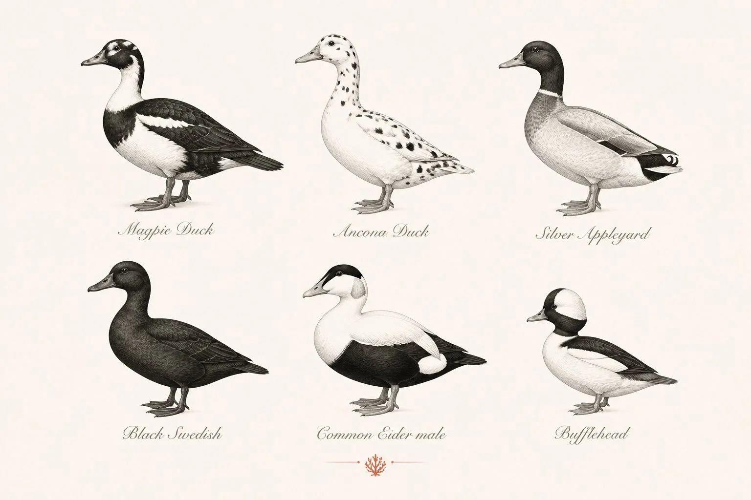 Black and White Duck Breeds: The Six You'll Actually Encounter