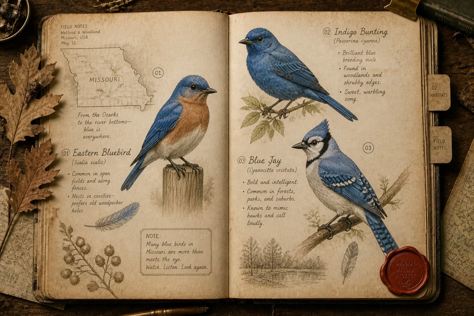 Blue Birds in Missouri: The 13 Species With Blue Feathers