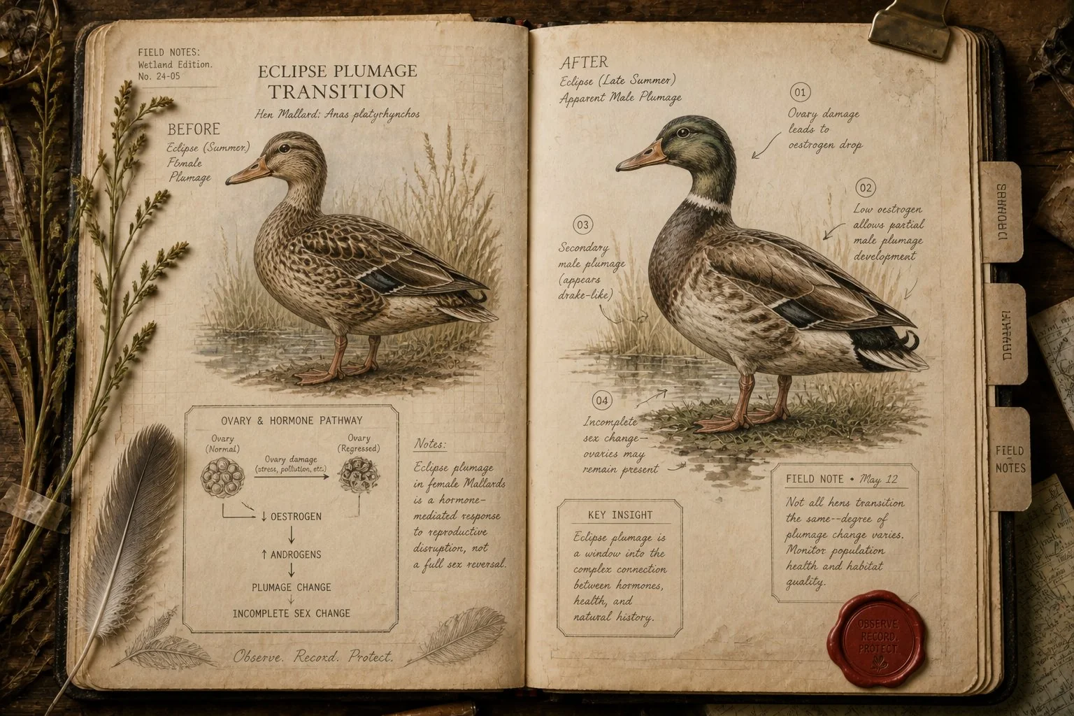 Can Ducks Change Gender? Yes - And Here's the Actual Mechanism