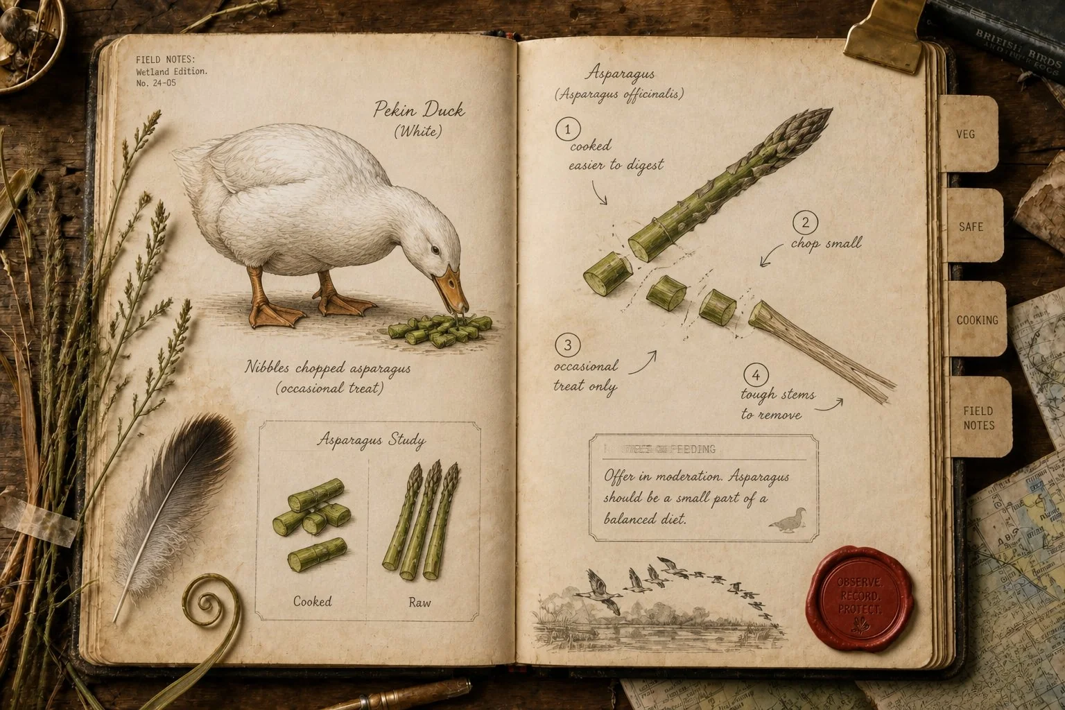 Can Ducks Eat Asparagus? Yes - With One Trick That Makes It Work