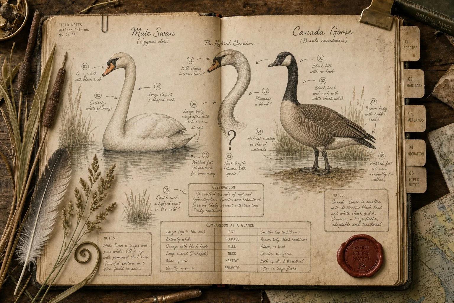 Can Geese and Swans Mate? The Honest Answer