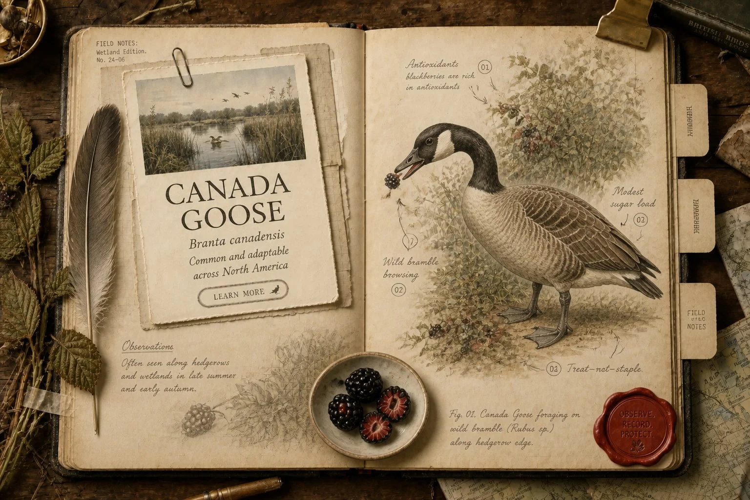 Can Geese Eat Blackberries? Yes - And They'll Browse Brambles in the Wild Anyway