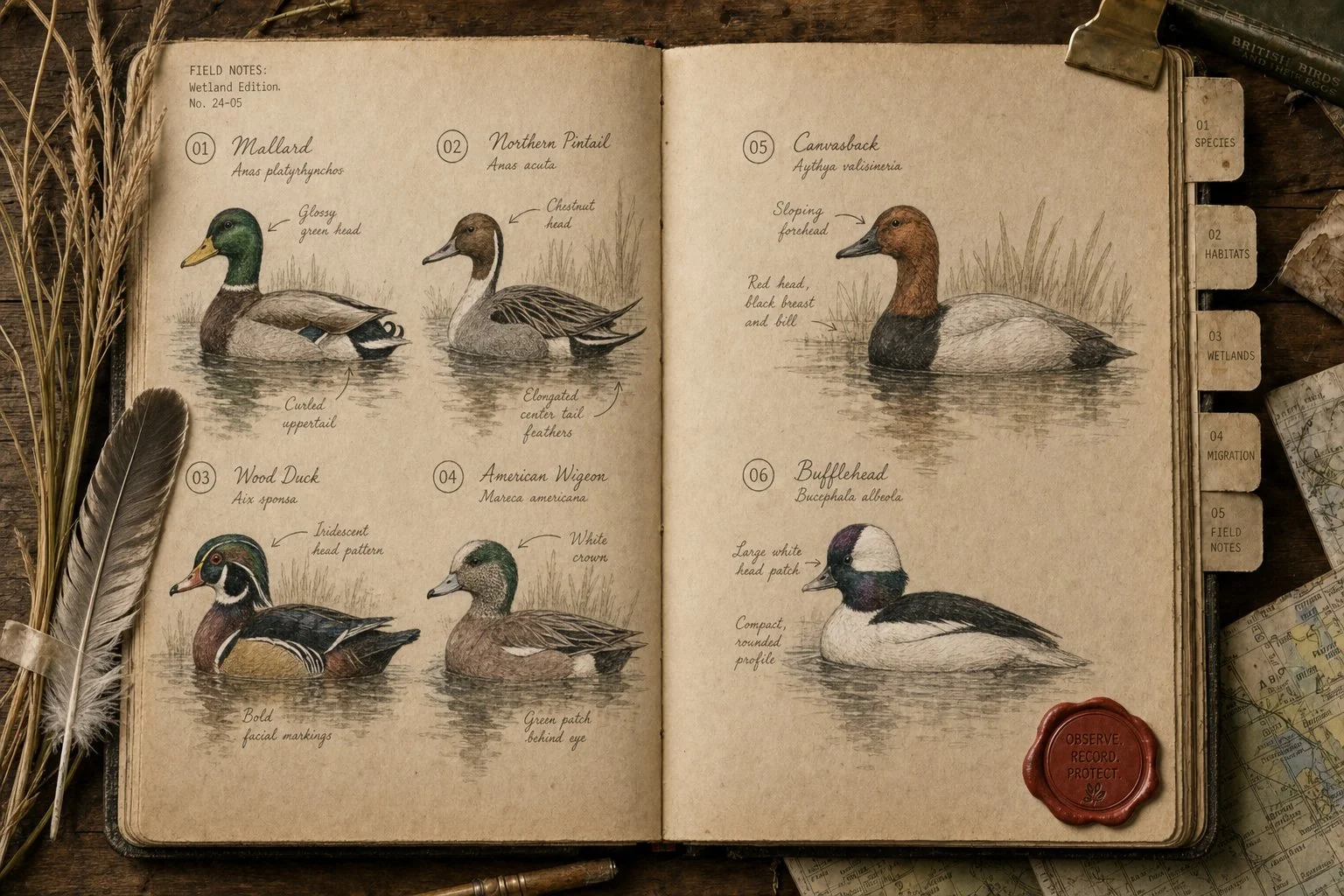 Ducks of North America: A Field Guide Overview