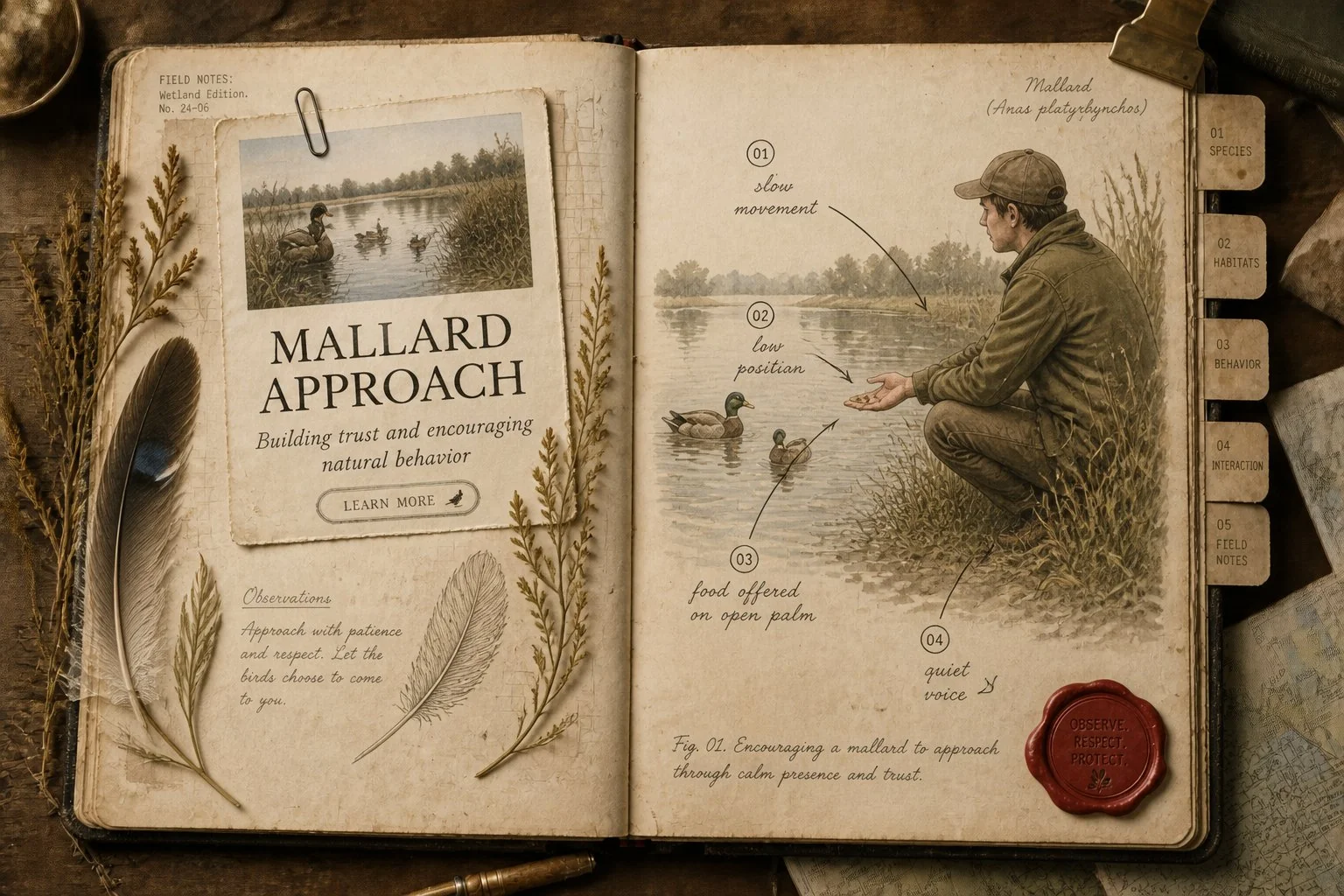 How to Make Ducks Like You: Patience, Position, and the Right Food