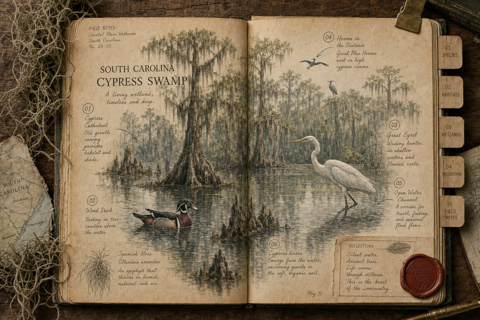 Wetlands in South Carolina: A Field Naturalist's Guide