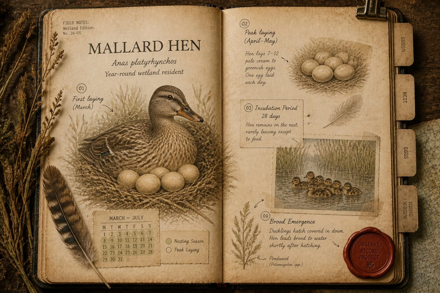 When Do Ducks Start Laying Eggs in the Wild? March to July, Peak in April